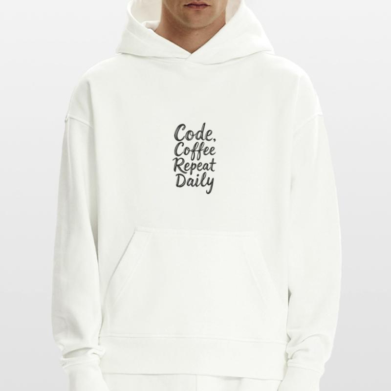 Code Schlaf Debug Wiederholungsprogramm Shirt Hoodie- made by SPREAD 