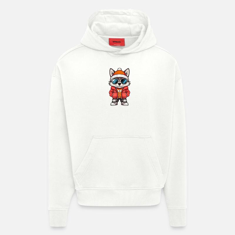 Wolf Winter Comic - Hoodie- made by SPREAD  - OFF WHITE