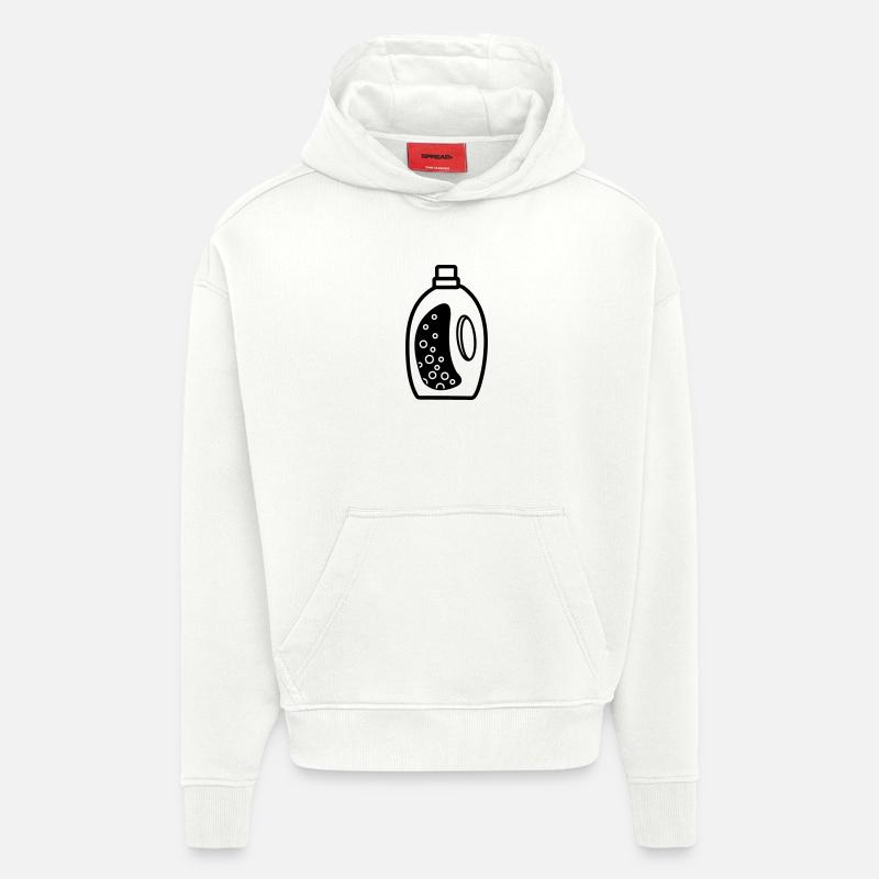 Waschmittelflasche - Hoodie- made by SPREAD  - OFF WHITE