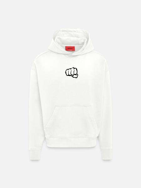 FISTyle - Hoodie- made by SPREAD  - OFF WHITE