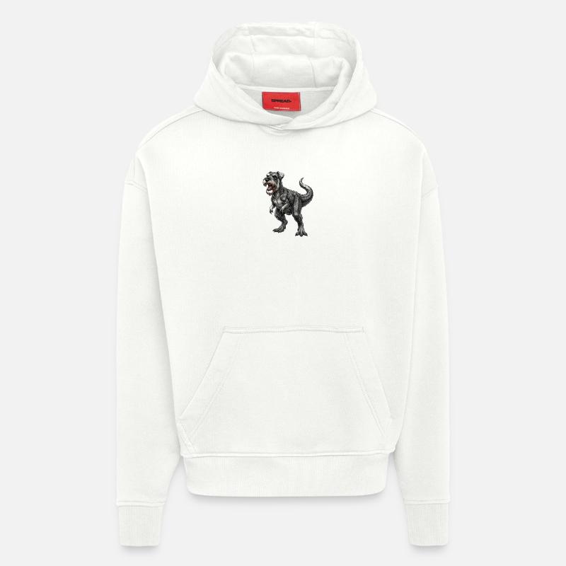 Schnauzer T - REX - Hoodie- made by SPREAD - OFF WHITE