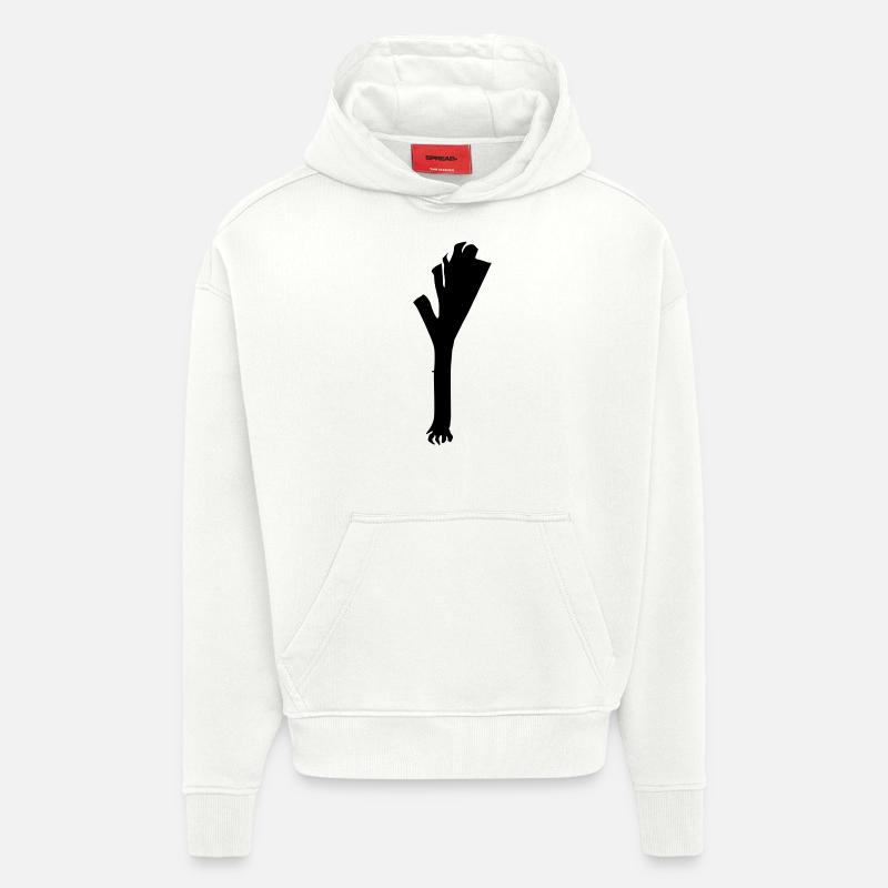 Cool Lauch - Hoodie- made by SPREAD  - OFF WHITE