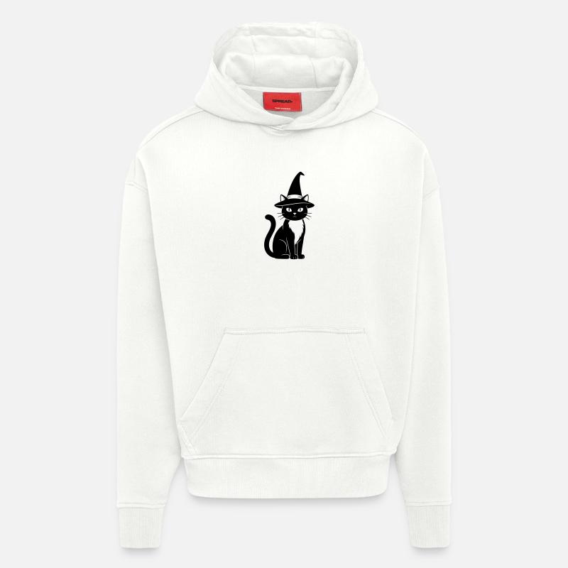 Hexenkatze - Hoodie- made by SPREAD  - OFF WHITE
