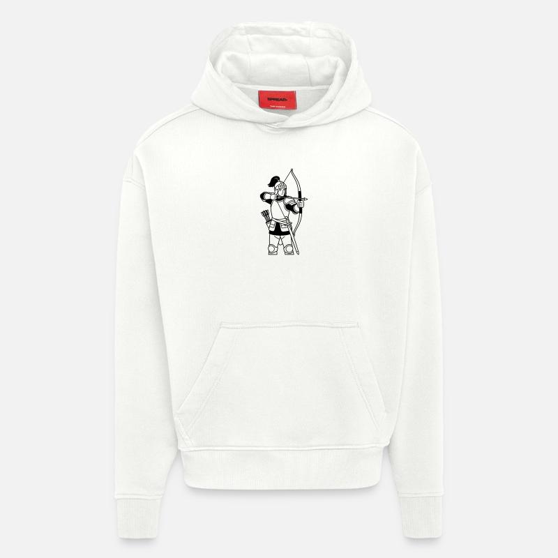 Sagittarius - Hoodie- made by SPREAD  - OFF WHITE