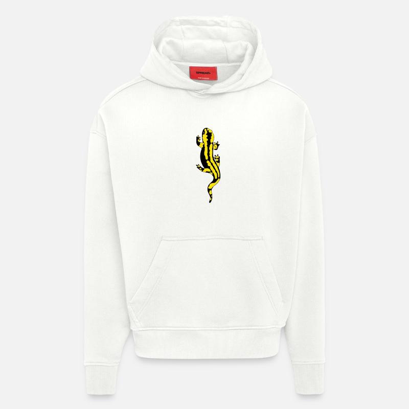 Salamander - Heavyweight Oversized Organic hettegenser produsert i EU - OFF WHITE
