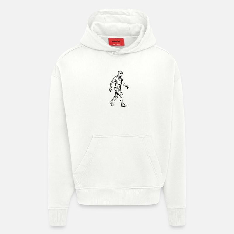 Mumie - Hoodie- made by SPREAD - OFF WHITE