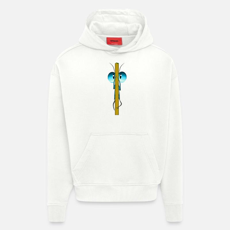 insecte - Sweat à capuche bio épais oversize fabriqué en UE - OFF WHITE