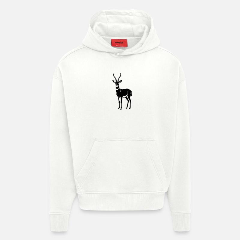 antelope - Hoodie- made by SPREAD  - OFF WHITE