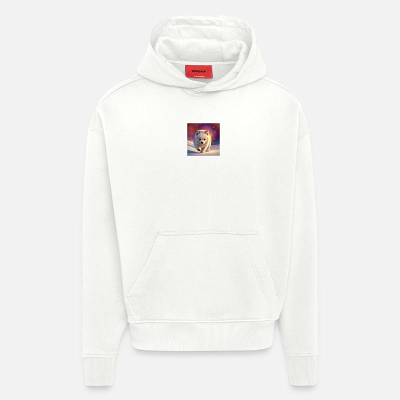 Icefox - Hoodie- made by SPREAD  - OFF WHITE