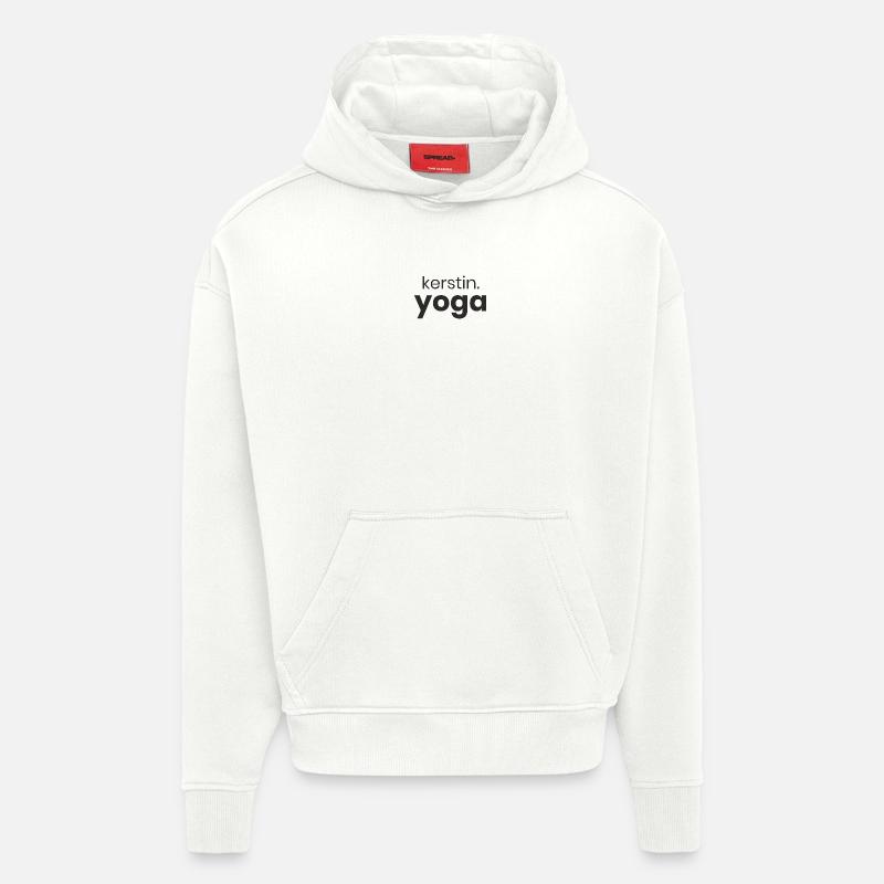 kerstin.yoga - Sweat à capuche bio épais oversize fabriqué en UE - OFF WHITE