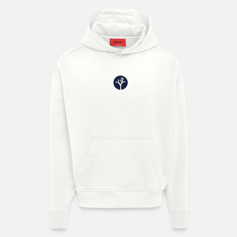 Whitetree - Sweat à capuche bio épais oversize fabriqué en UE - OFF WHITE
