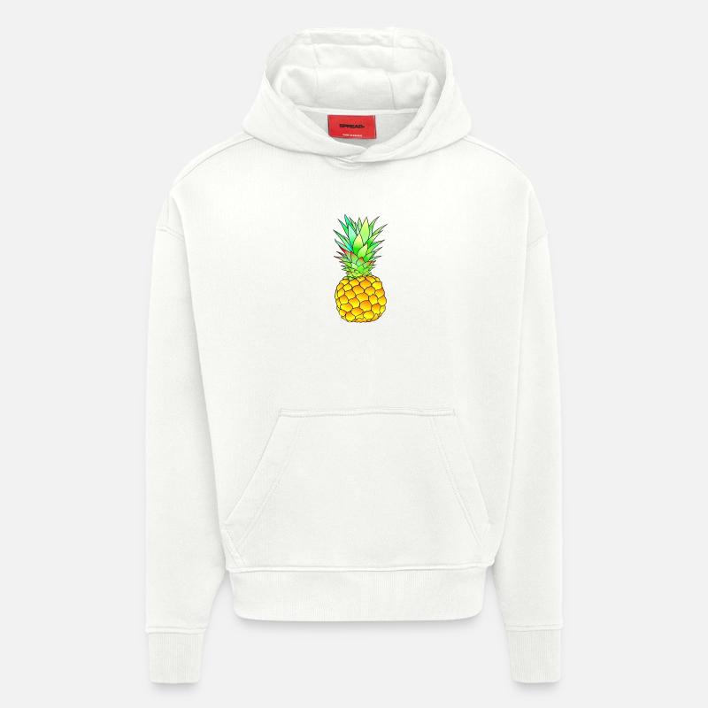 Ananas - Hoodie- made by SPREAD  - OFF WHITE