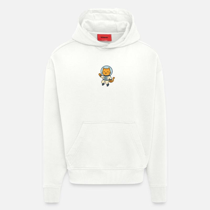Astrocat - Hoodie- made by SPREAD  - OFF WHITE