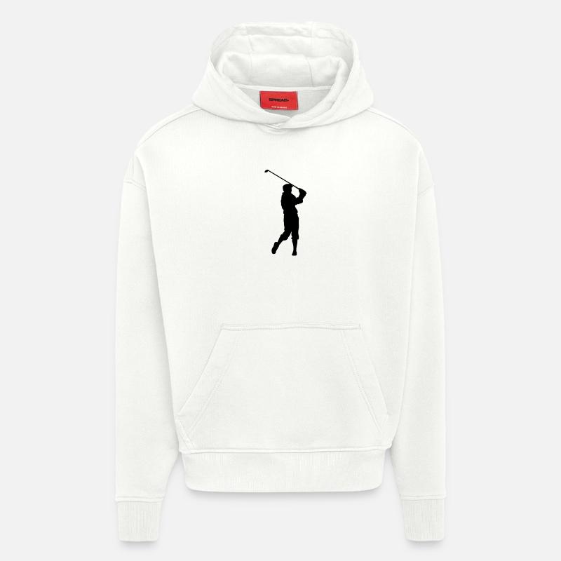 golf - Sweat à capuche bio épais oversize fabriqué en UE - OFF WHITE