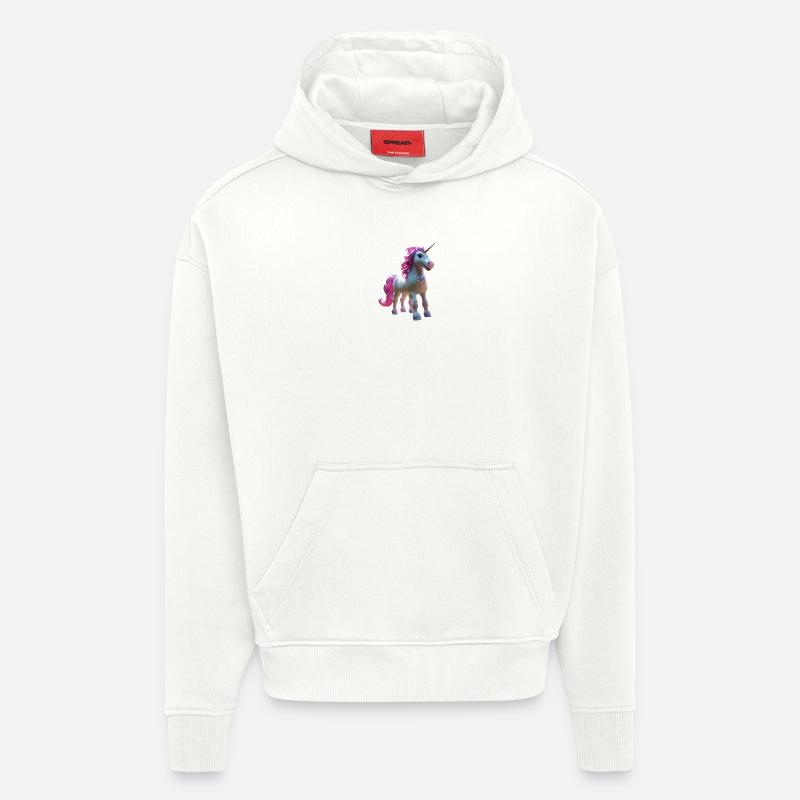 Einhorn - Hoodie- made by SPREAD - OFF WHITE