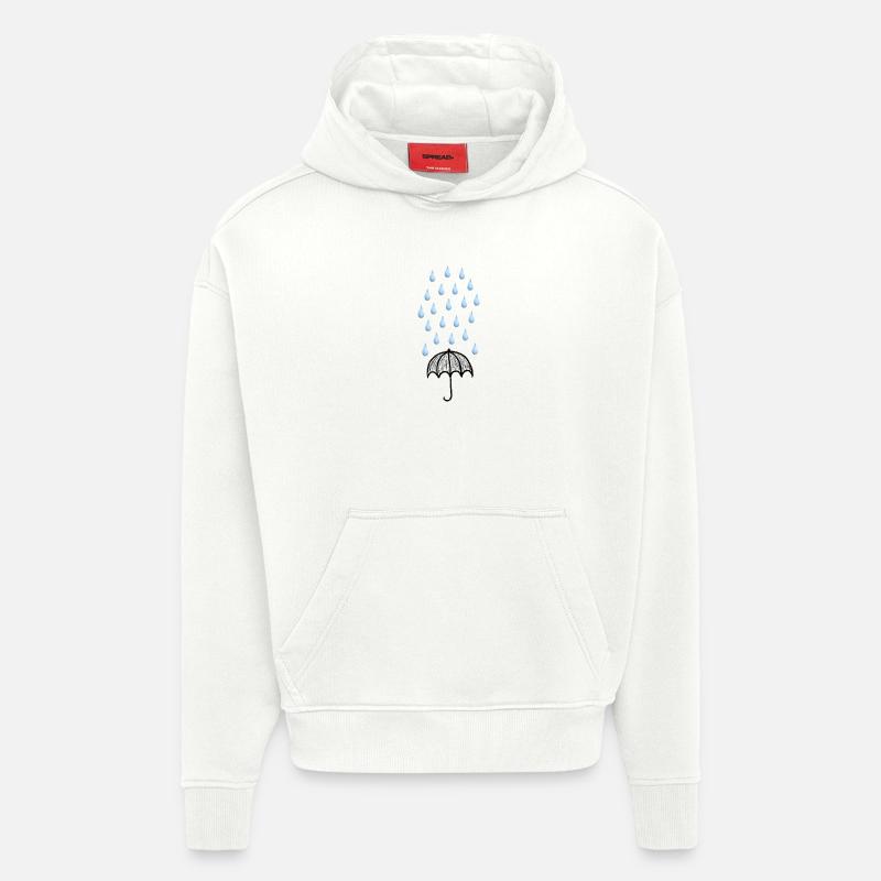 umbrella - Hoodie- made by SPREAD  - OFF WHITE