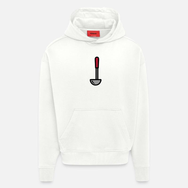 Schöpfkelle Suppe Kochen Restaurant Küchenchef - Hoodie- made by SPREAD  - OFF WHITE