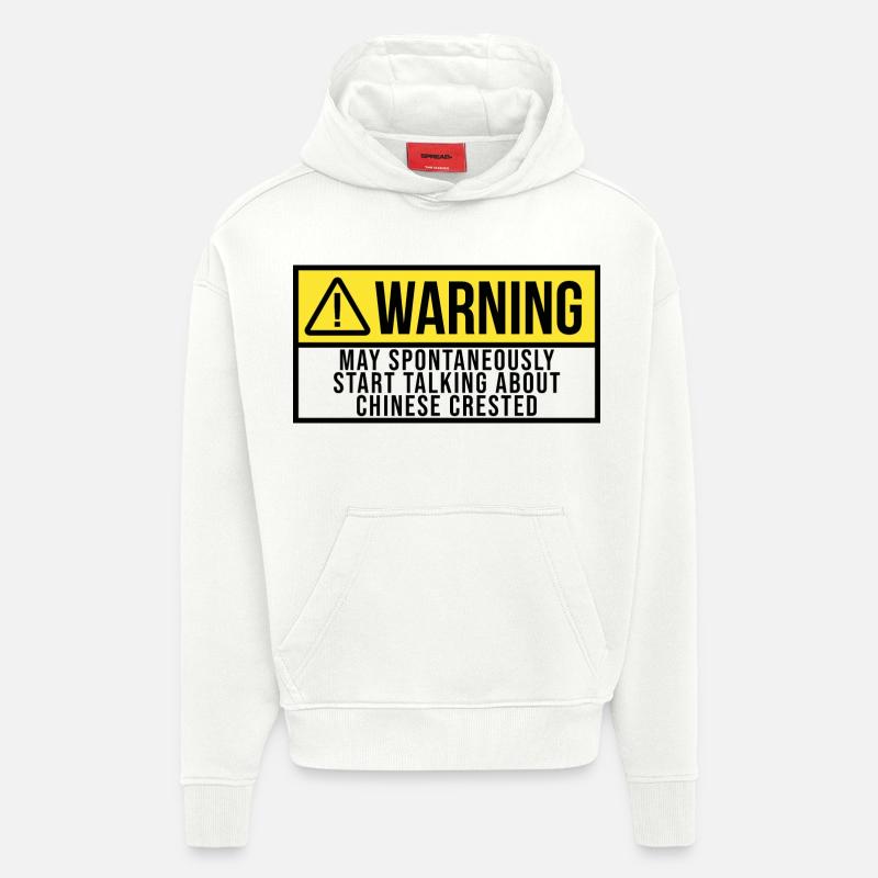 Chinesischer Schopf - Hoodie- made by SPREAD - OFF WHITE