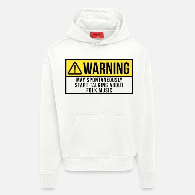 peuple - Sweat à capuche bio épais oversize fabriqué en UE - OFF WHITE