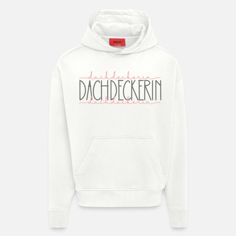 Dachdeckerin Geschenk Handwerkerin Beruf - Hoodie- made by SPREAD  - OFF WHITE