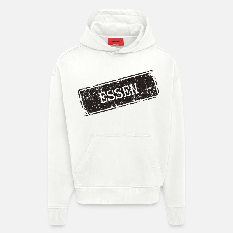 Essen Küchenmotif mit rustikaler Note - Hoodie- made by SPREAD  - OFF WHITE