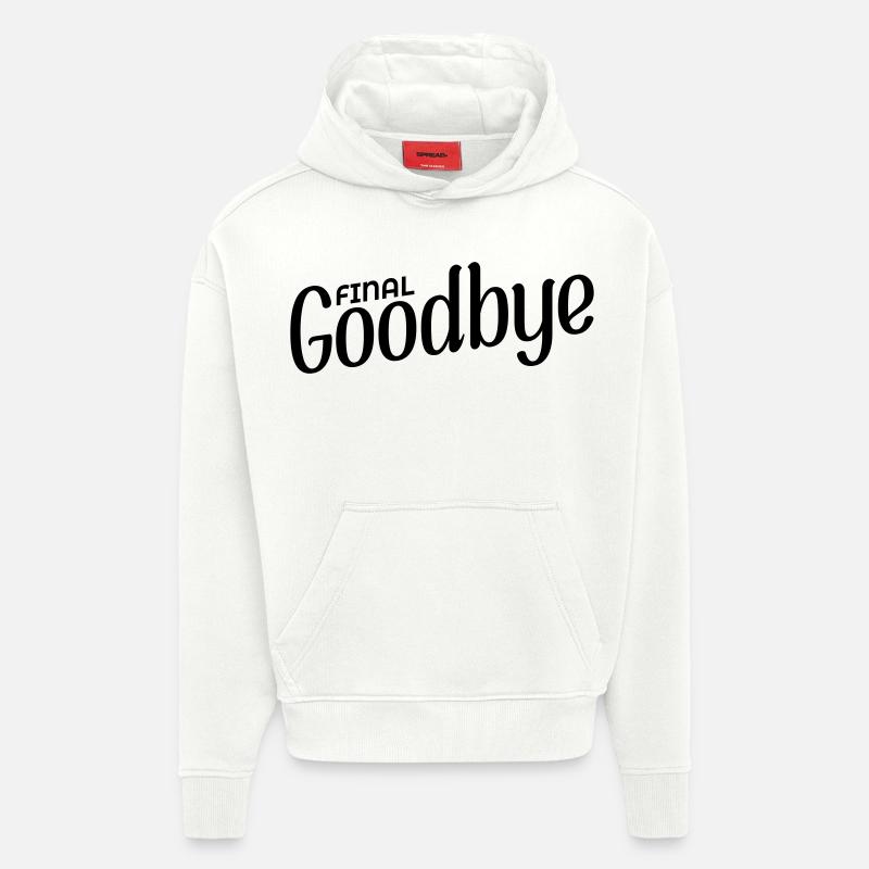 Final Goodbye - Hoodie- made by SPREAD  - OFF WHITE