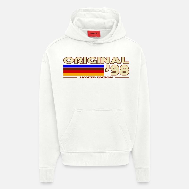Originales 98er Retro Rainbow - Hoodie- made by SPREAD  - OFF WHITE