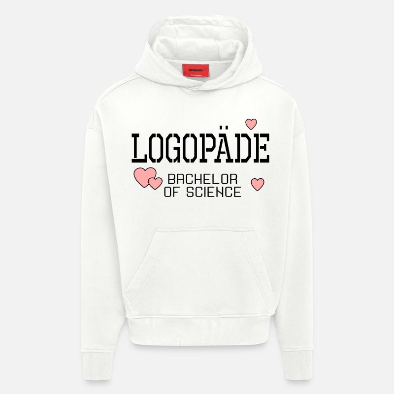 Logopäde Bachelor-Studium Logopädie - Hoodie- made by SPREAD  - OFF WHITE
