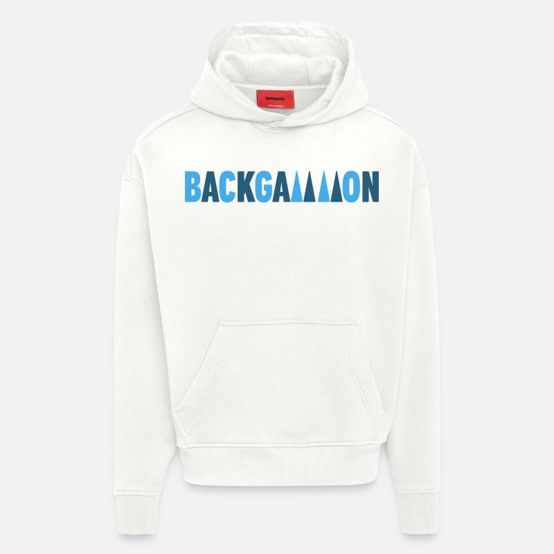 Backgammon - Hoodie- made by SPREAD - OFF WHITE