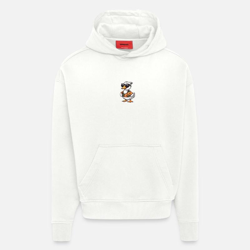 Goose Comic Cool Summer - Hoodie- made by SPREAD  - OFF WHITE