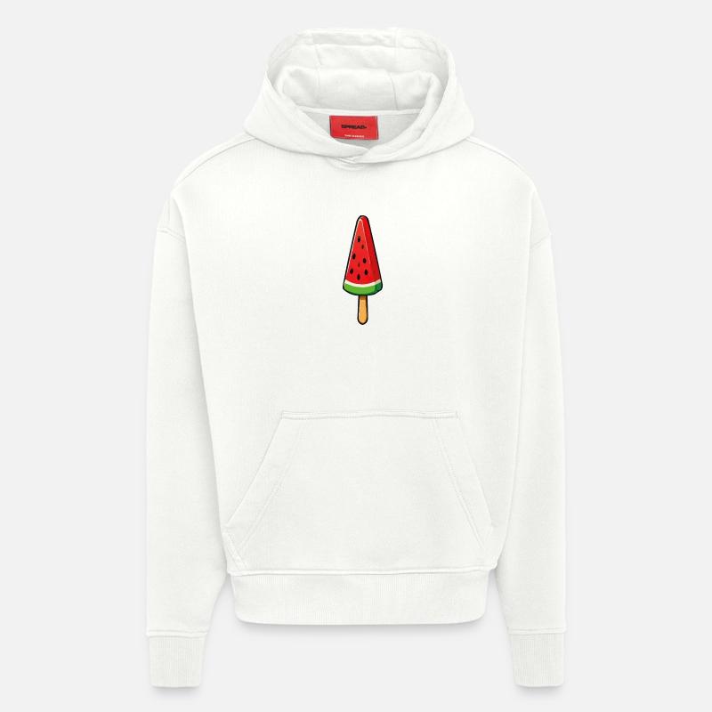 Watermelon Popsicles - Hoodie- made by SPREAD  - OFF WHITE