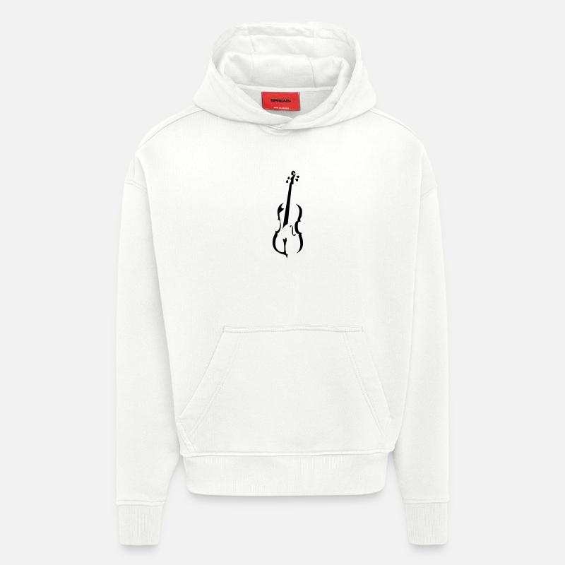 cello - Sweat à capuche bio épais oversize fabriqué en UE - OFF WHITE