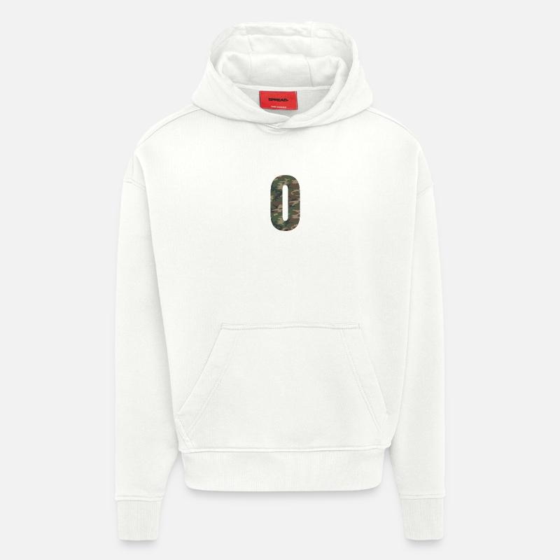 Harte Nummer 0 im Tarnmuster! - Hoodie- made by SPREAD  - OFF WHITE