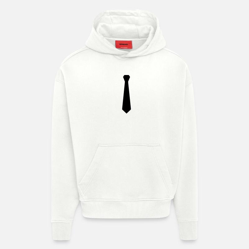 Krawatte - Hoodie- made by SPREAD  - OFF WHITE