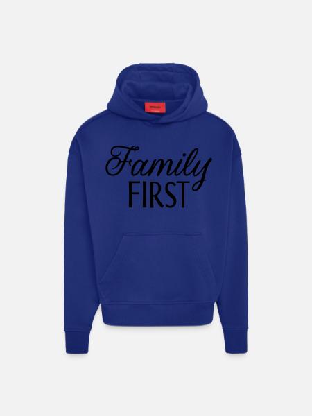Family First - Hoodie- made by SPREAD - OFF WHITE