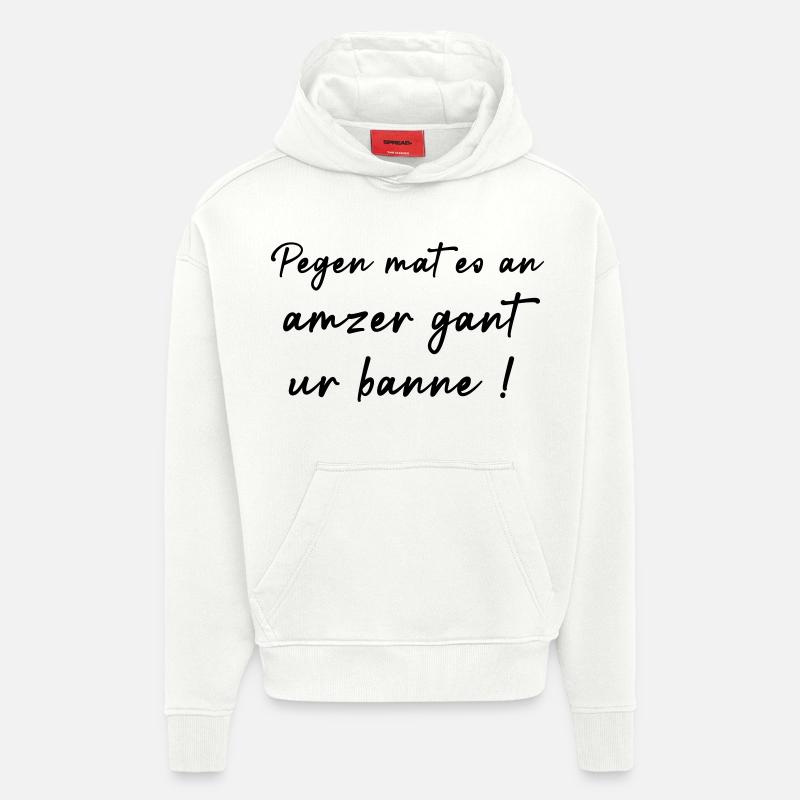 Mach dir einen Bann! - Hoodie- made by SPREAD  - OFF WHITE