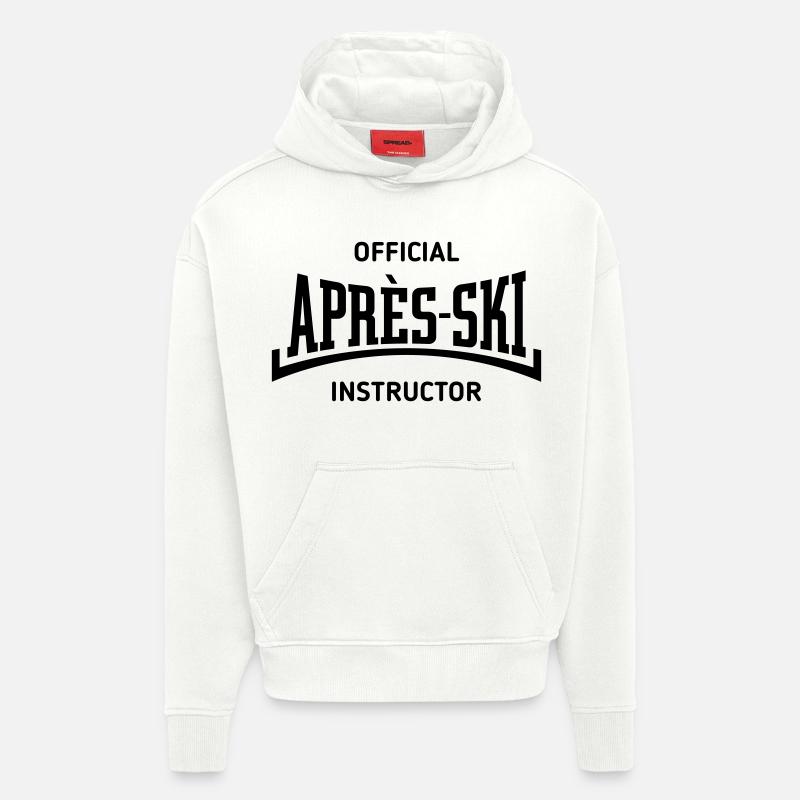 Official Après-Ski Instructor (Konkav / Black) - Hoodie- made by SPREAD - OFF WHITE