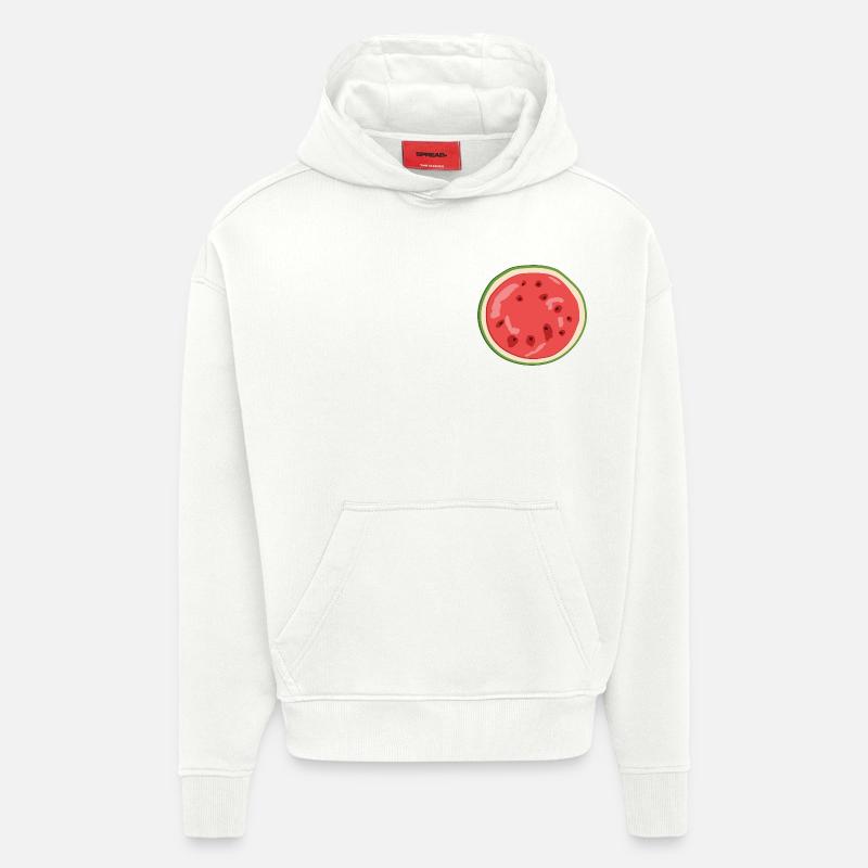 Früchtchen - Wassermelone - Hoodie- made by SPREAD  - OFF WHITE