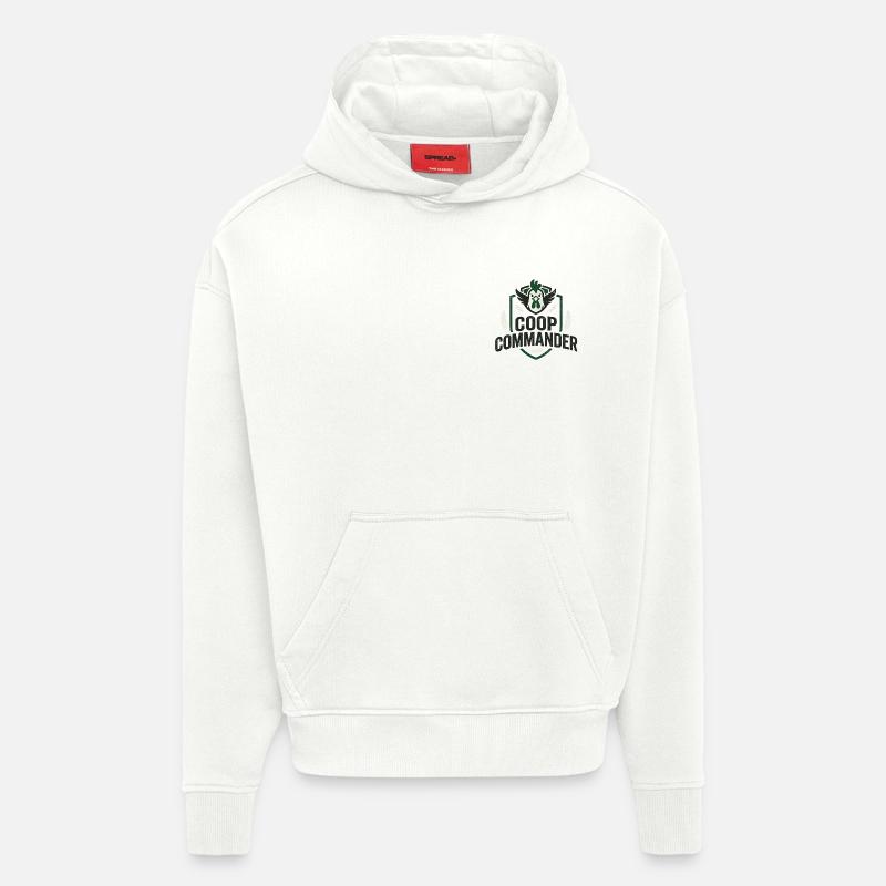 Huehnerhalter Experte - Hoodie- made by SPREAD  - OFF WHITE