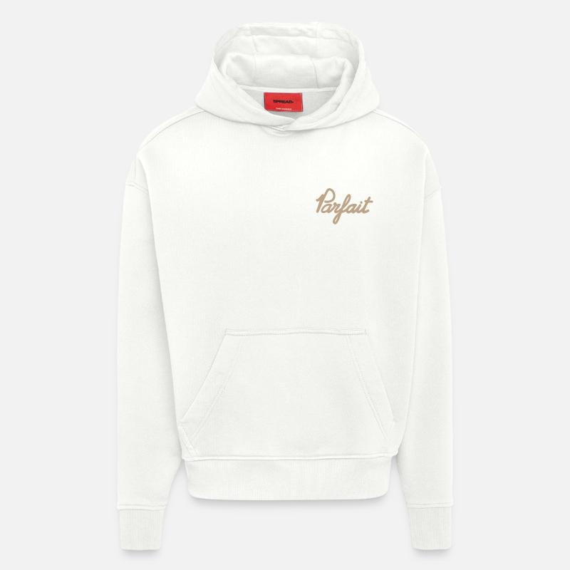 Parfait – Simplement vous - Sweat à capuche bio épais oversize fabriqué en UE - OFF WHITE