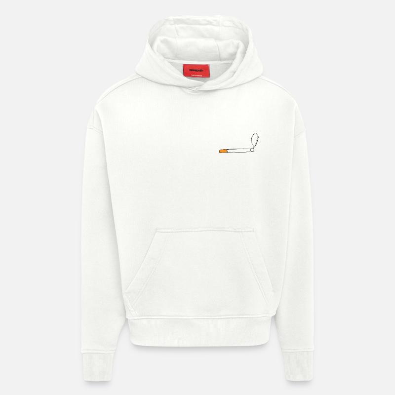 Zigarette - Hoodie- made by SPREAD - OFF WHITE