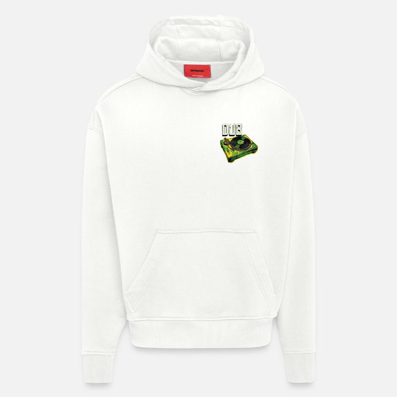 Dub Reggae Turntable - Hoodie- made by SPREAD  - OFF WHITE