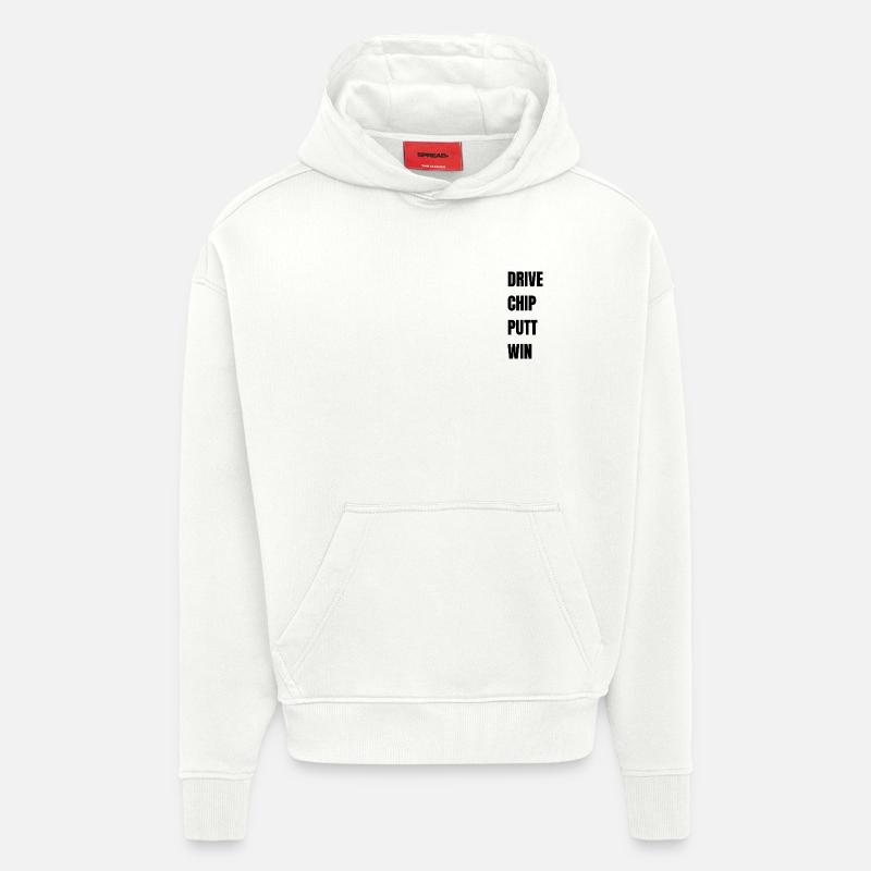 Golf Drive Chip Putt Win - Hoodie- made by SPREAD - OFF WHITE
