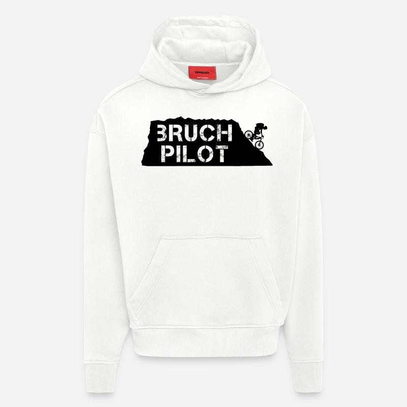 Bruchpilot! - Hoodie- made by SPREAD  - OFF WHITE