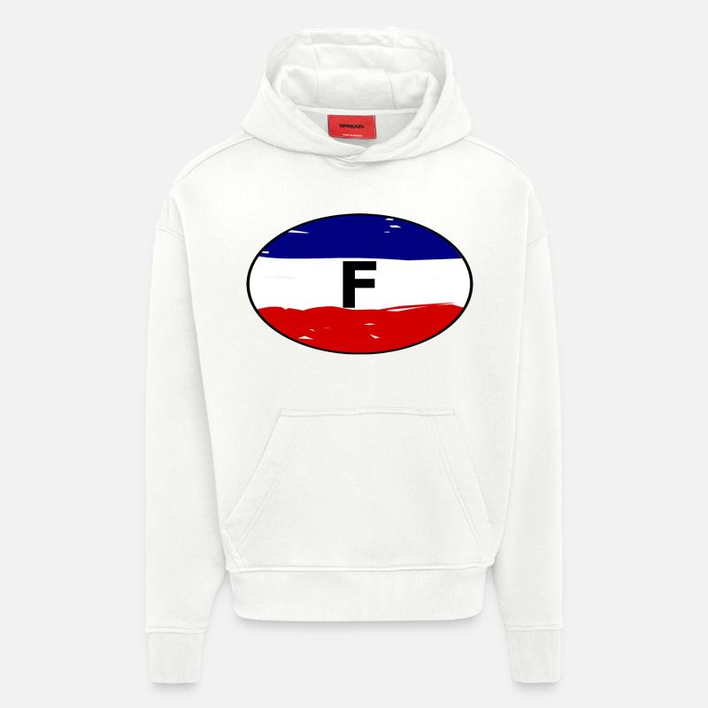 Frankreich Autoaufkleber - Hoodie- made by SPREAD  - OFF WHITE