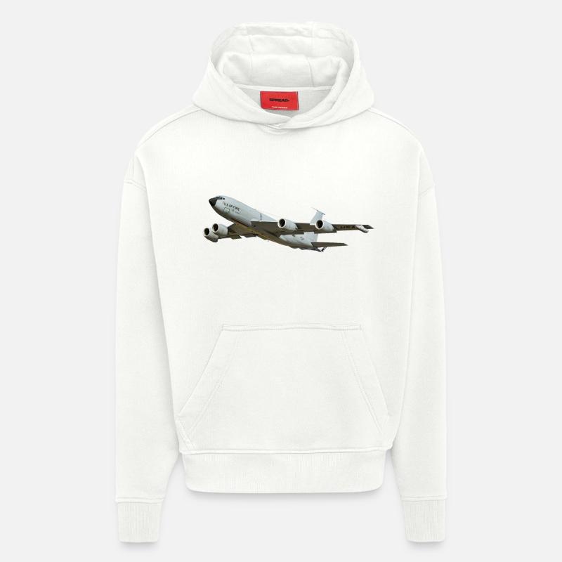 KC-135 - Hoodie- made by SPREAD - OFF WHITE