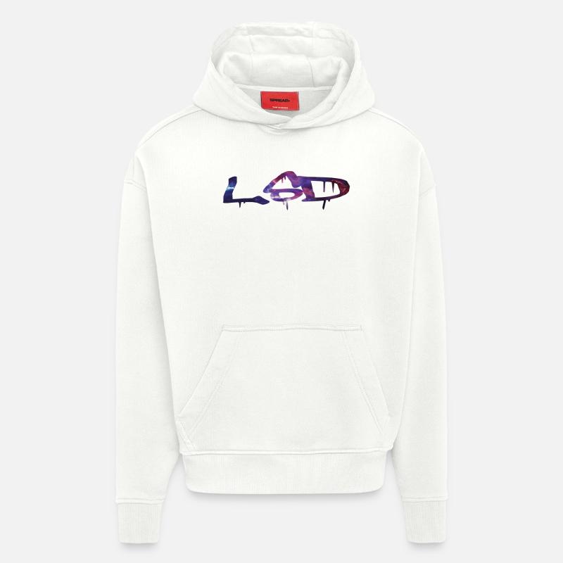 LSD - Sweat à capuche bio épais oversize fabriqué en UE - OFF WHITE