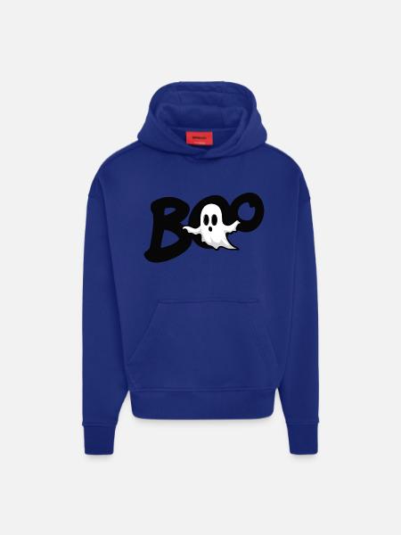 Cute Halloween Ghost – Boo - Hoodie- made by SPREAD - OFF WHITE