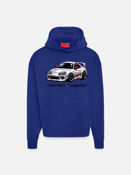 90s JDM Street Legend - Hoodie- made by SPREAD  - OFF WHITE