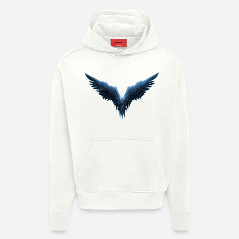 fly fly fly - Hoodie- made by SPREAD  - OFF WHITE